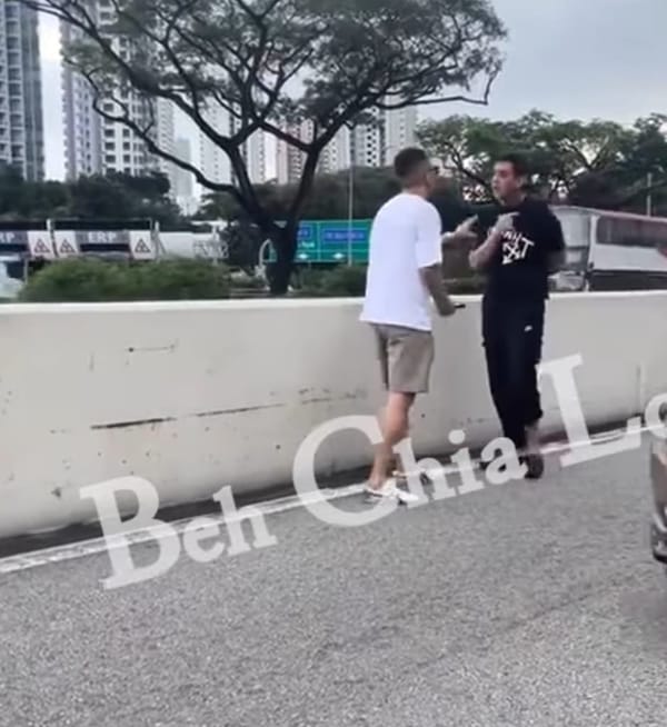 MMA on expressway, blocking traffic