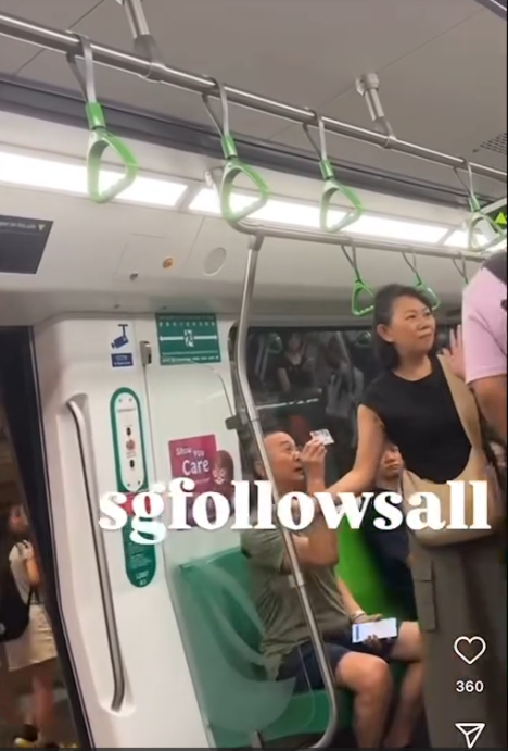 “Train Tension: Uncle Reprimands Youngsters Over Priority Seating”