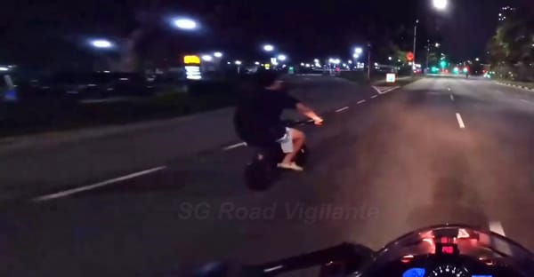 illegally modified pmd speeding up to 38km/h on road before losing control